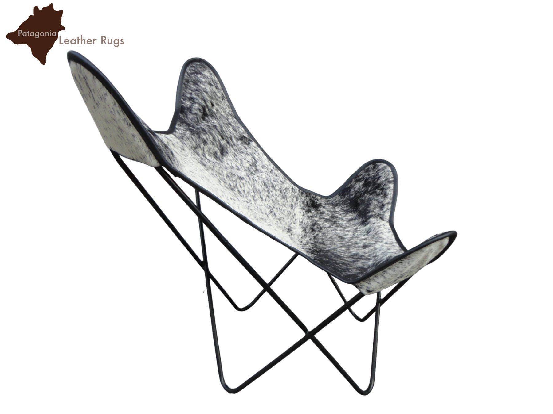 Poltrone: Kuhfell Stuhl BKF Black/White – Nuovo e nell'imballaggio originale da Arbedo venduto da patagonialeatherrugs 2