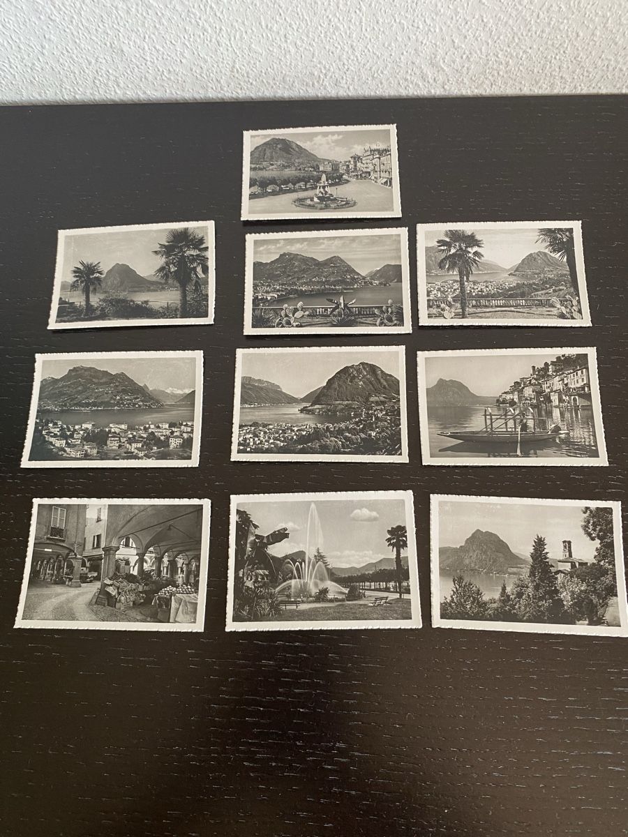 Cartes postales: Lugano Alte Foto Karten – D'occasion à St.Gallen par Design04 1