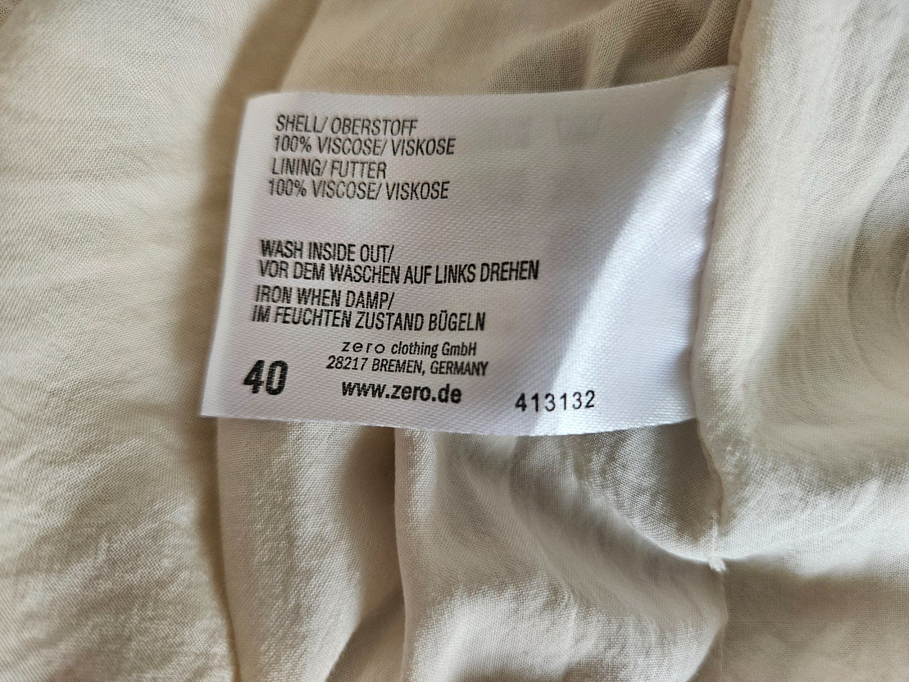 Vestiti: buntes Sommerkleid von Zero, Gr. 40 – Usato da Möriken AG venduto da pam66 8