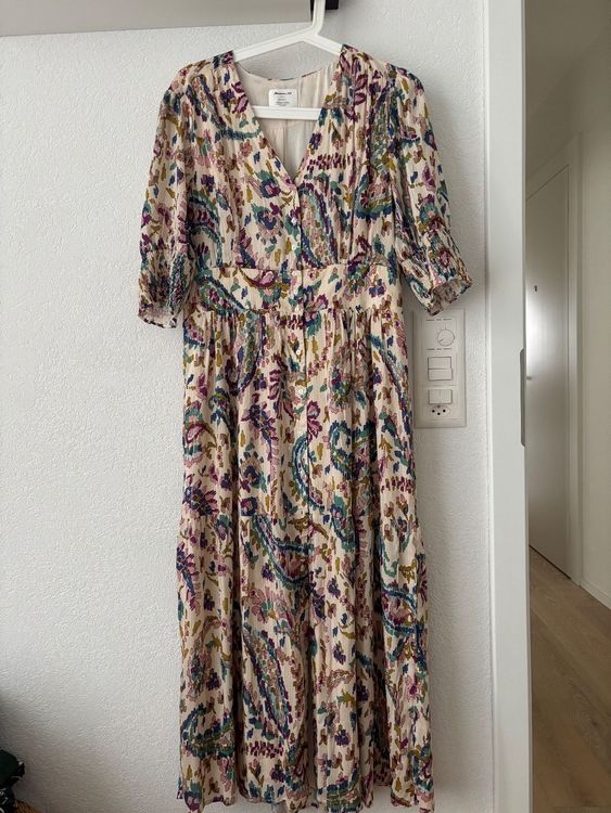 MADE IN ITALY ROBE CHIC TISSU SATINE T.38/40