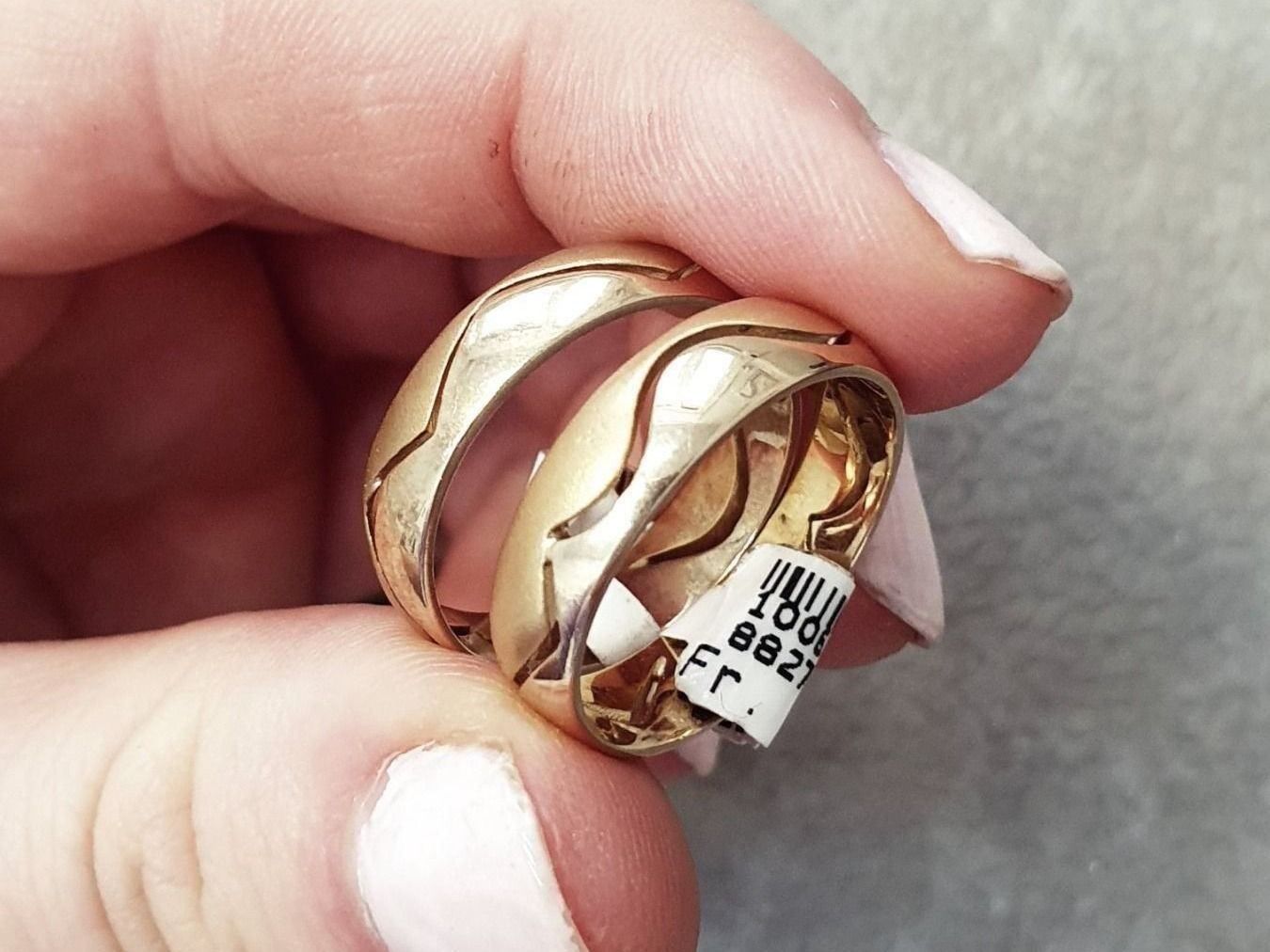 Bagues: Neue Eheringe in 750 Gold, 18 Karat – Neuf (Voir description) à Unterägeri par Altgoldschmuck