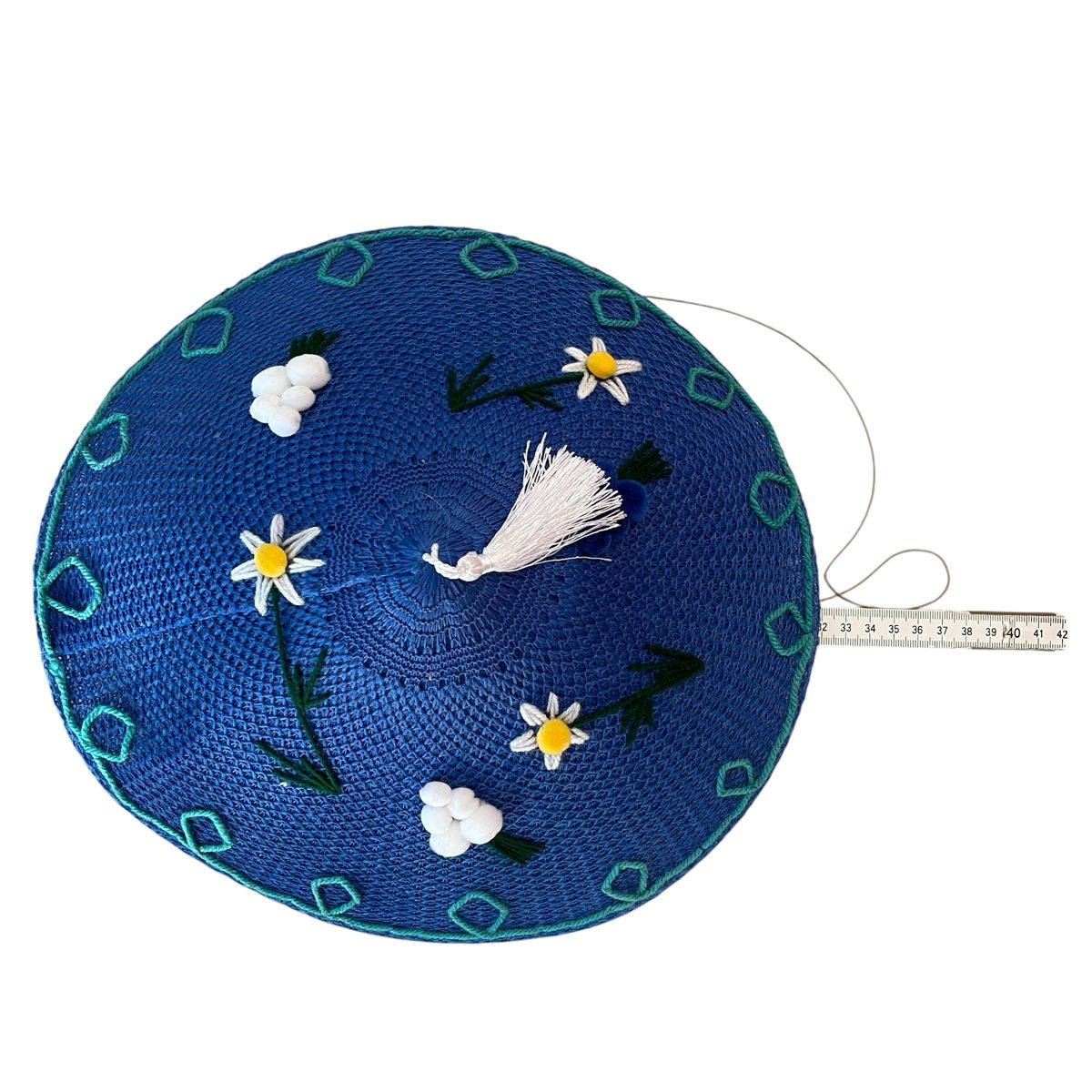Copricapi, berretti & cappellini: 1940s vintage hat embroidered one size – Nuovo (secondo la descrizione) da Zürich venduto da MISSYS-WONDERBAG 1