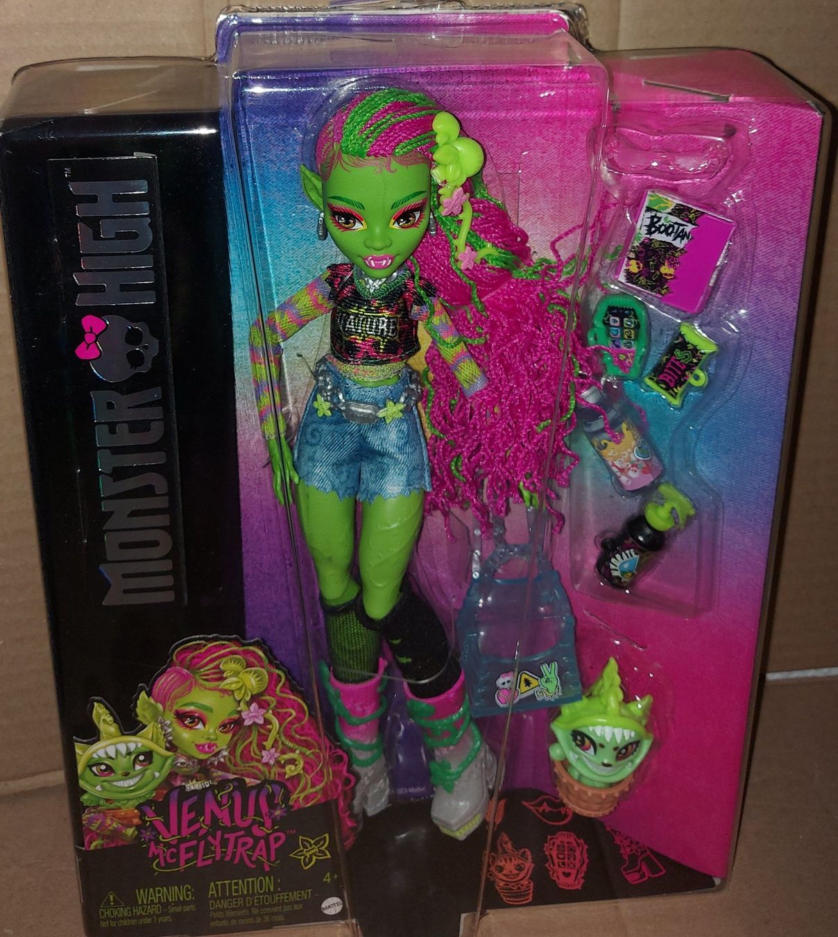 Bambole: Poupée Monster High:Venus McFlyTrap,2023,Neuve – Nuovo e nell'imballaggio originale da Ecublens VD venduto da Magic_Island