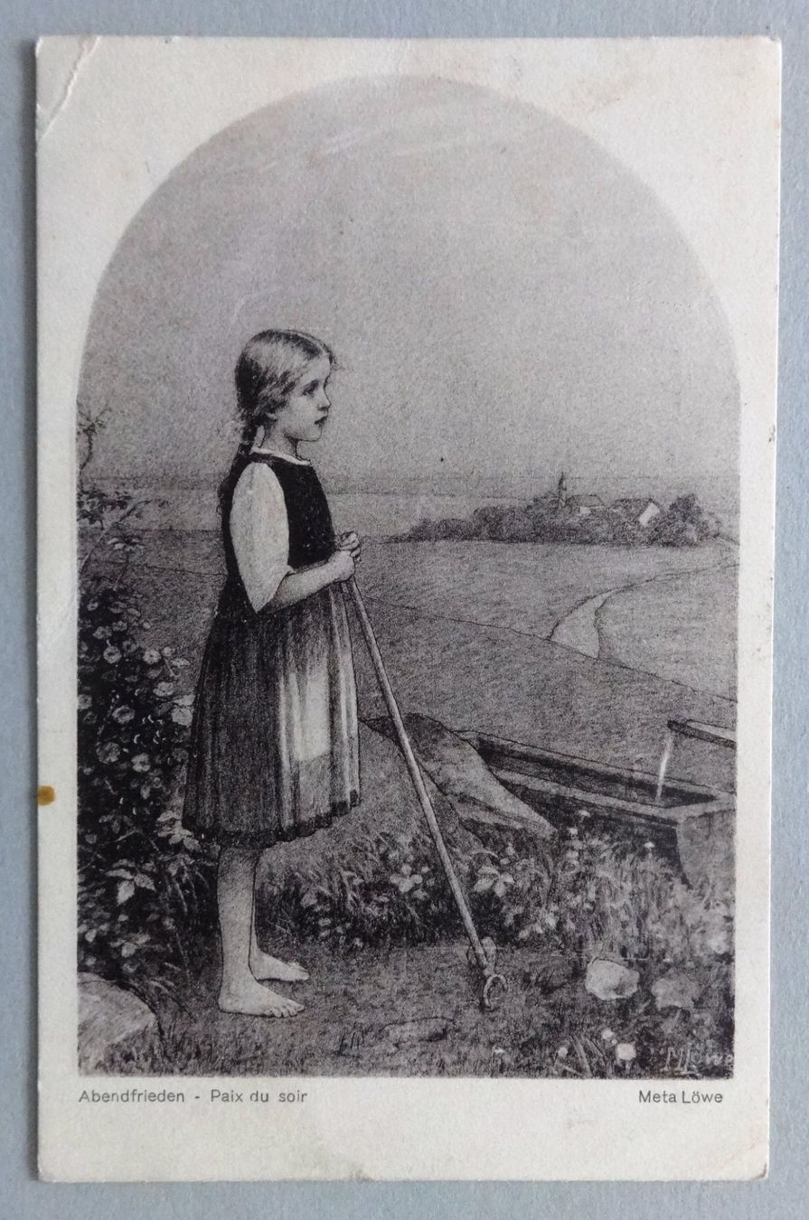 Cartoline postali: Abendfrieden - Paix du soir – Difettoso da Fétigny venduto da Billy2miny