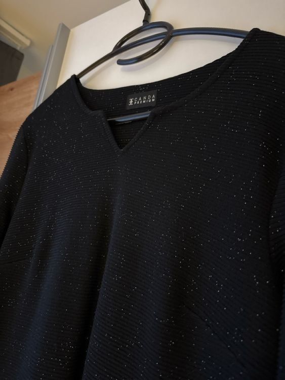 Vestiti: Schwarzes Strickkleid mit glitzer, Grösse 38 – Usato da Gossau Sg venduto da olles 1