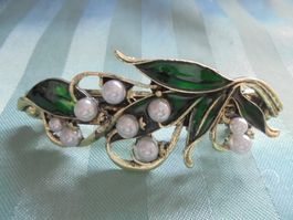 Haarschmuck Perlen/Email