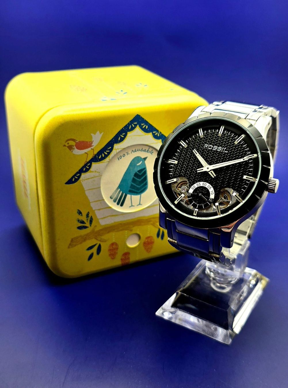 Fossil Orologi: FOSSIL TWIST AUTOQUARZ OPEN HEART – Usato da Neftenbach venduto da Taschen-Uhren 1