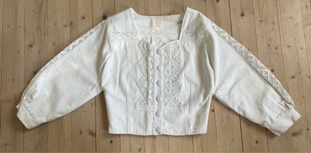 VINTAGE Jacke handgefertigt aus reiner Baumwolle
