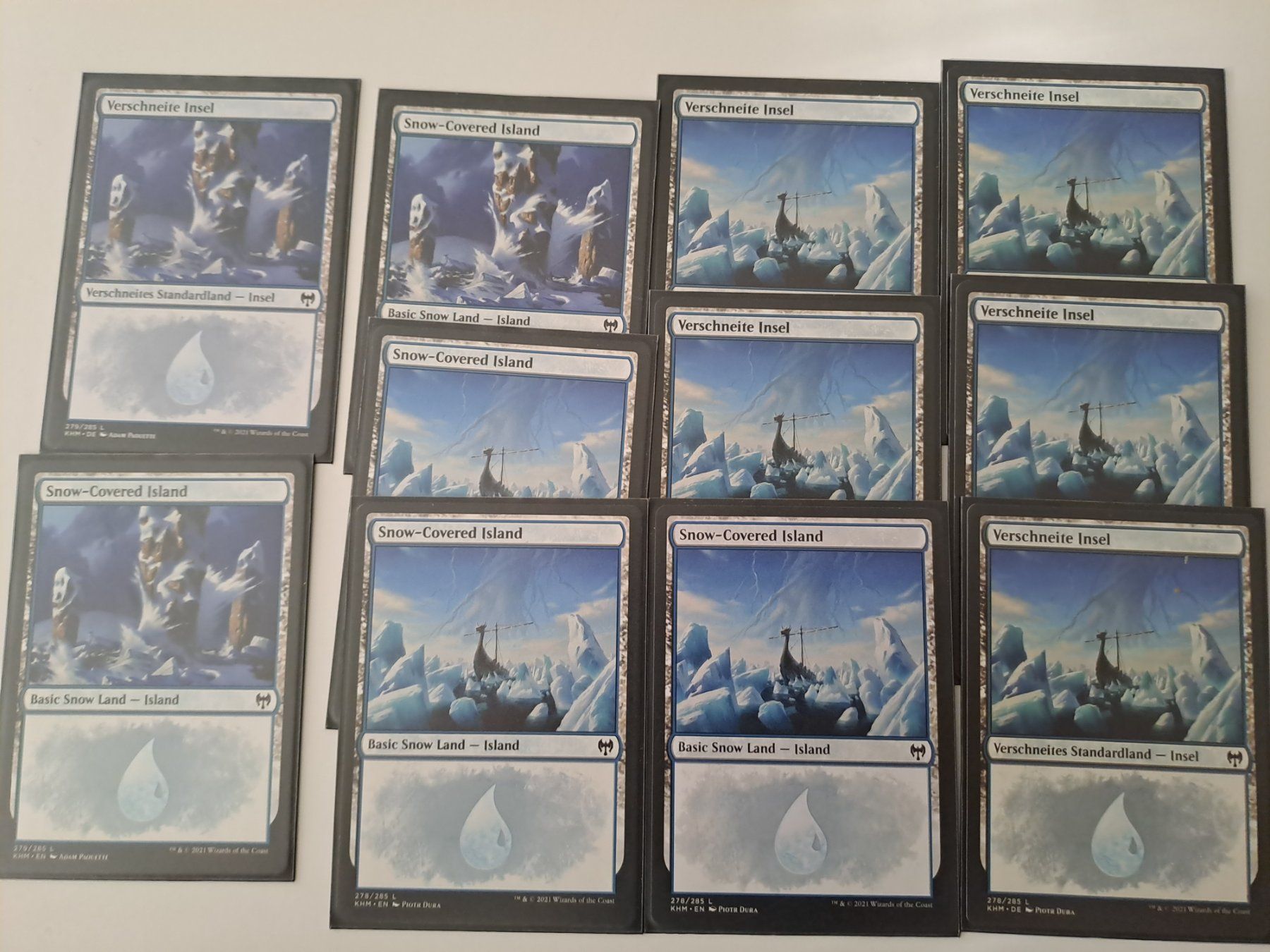 Magic The Gathering Sammelbilder & Trading cards: MTG 22 Snow-Covered Lands – Gebraucht aus Lüchingen von taumin 1