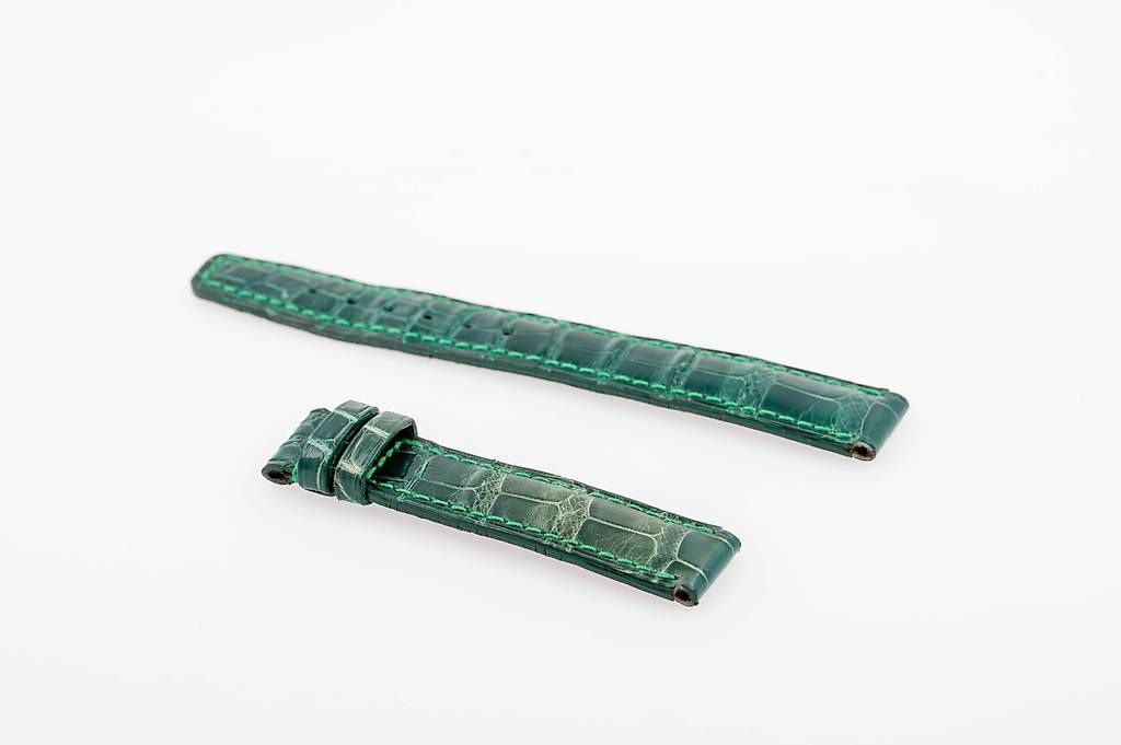 IWC Bracciali & Braccialetti: IWC green leather strap 13mm NEW – Nuovo (secondo la descrizione) da Epalinges venduto da bracelet123