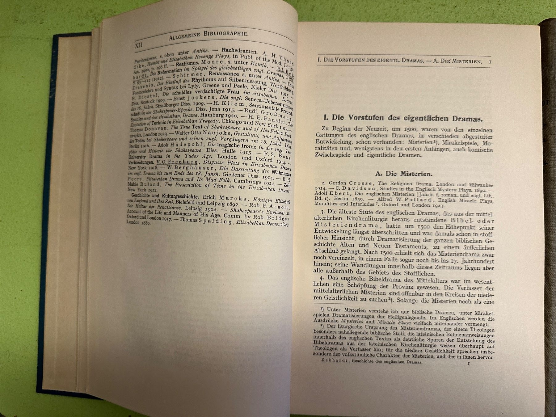 Bücher: Eduard Eckhardt: Das englische Drama 2 Bde. – Gebraucht aus Zürich von allp 2