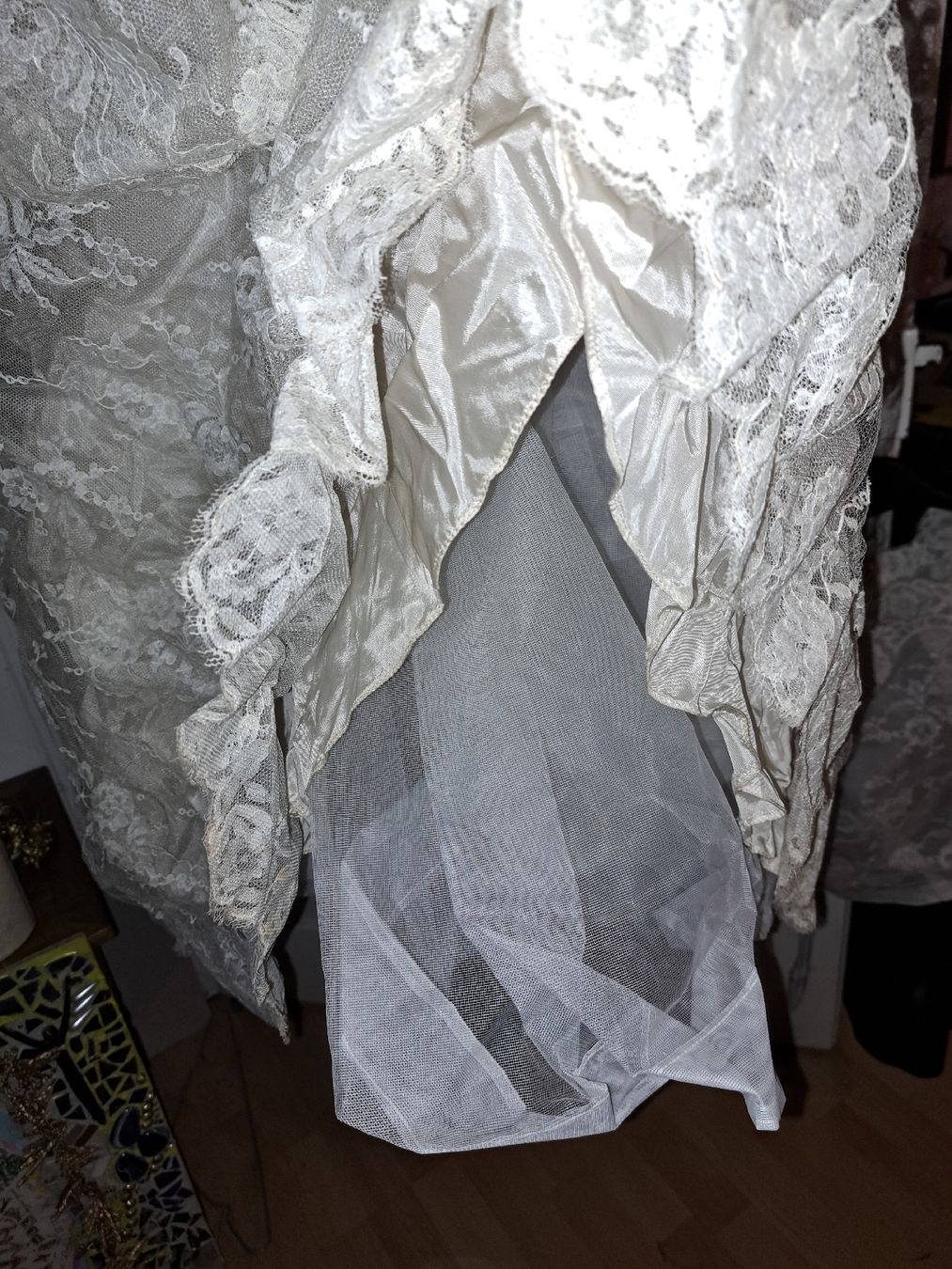 Kleider: antikes Brautkleid mit Bolero,ca Gr. 38- – Gebraucht aus Kölliken von Upcycling-by-Mc-TAM 4