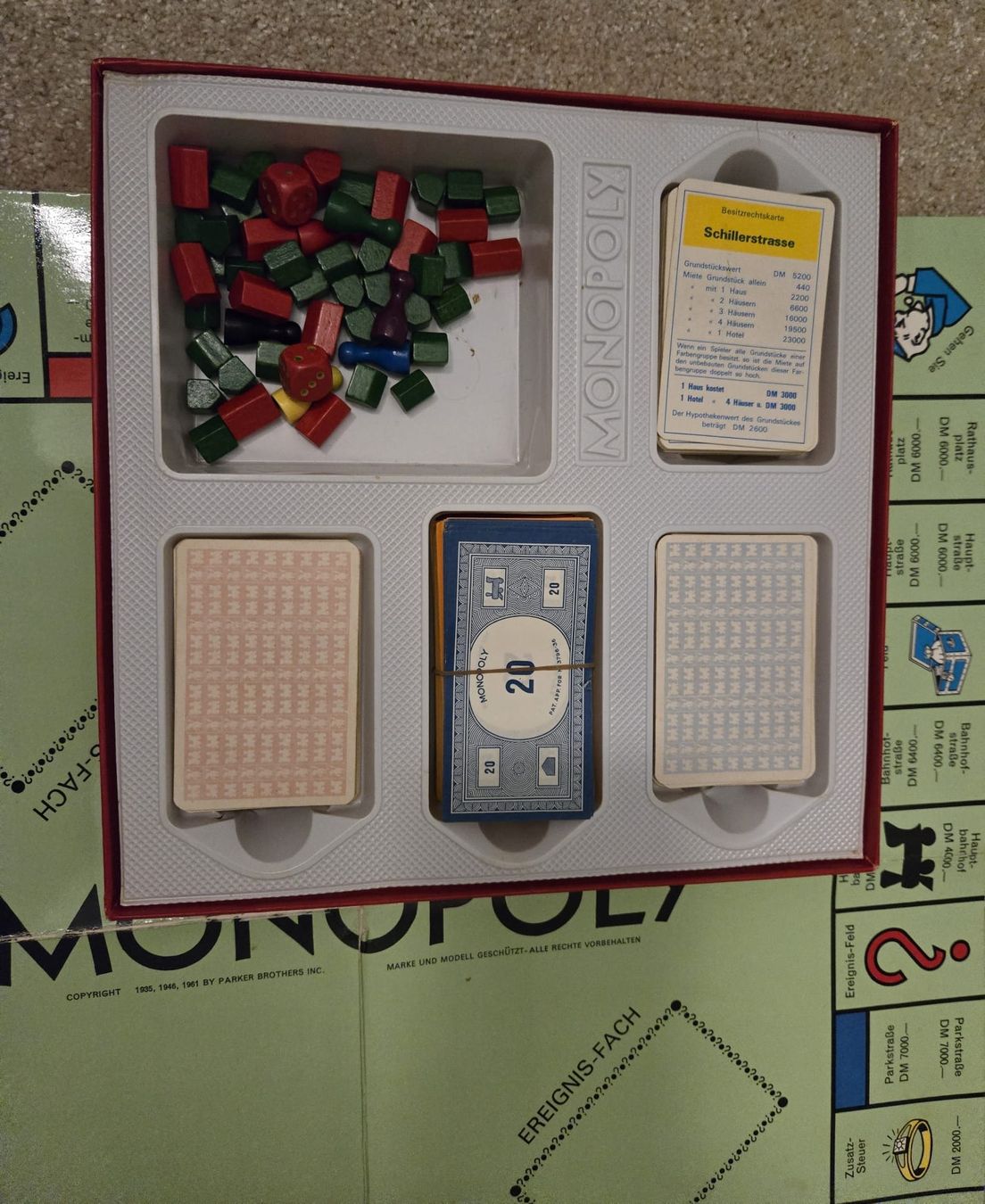 Spiele: Vintage Monopoly Spiel - Retro Spass! – Gebraucht aus Rheinsulz von Dred 1