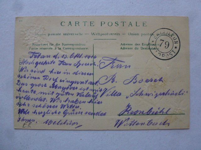 Cartoline postali: Ansichtskarte Fetan 1914 – Usato da Walkringen venduto da Casablanca777 1
