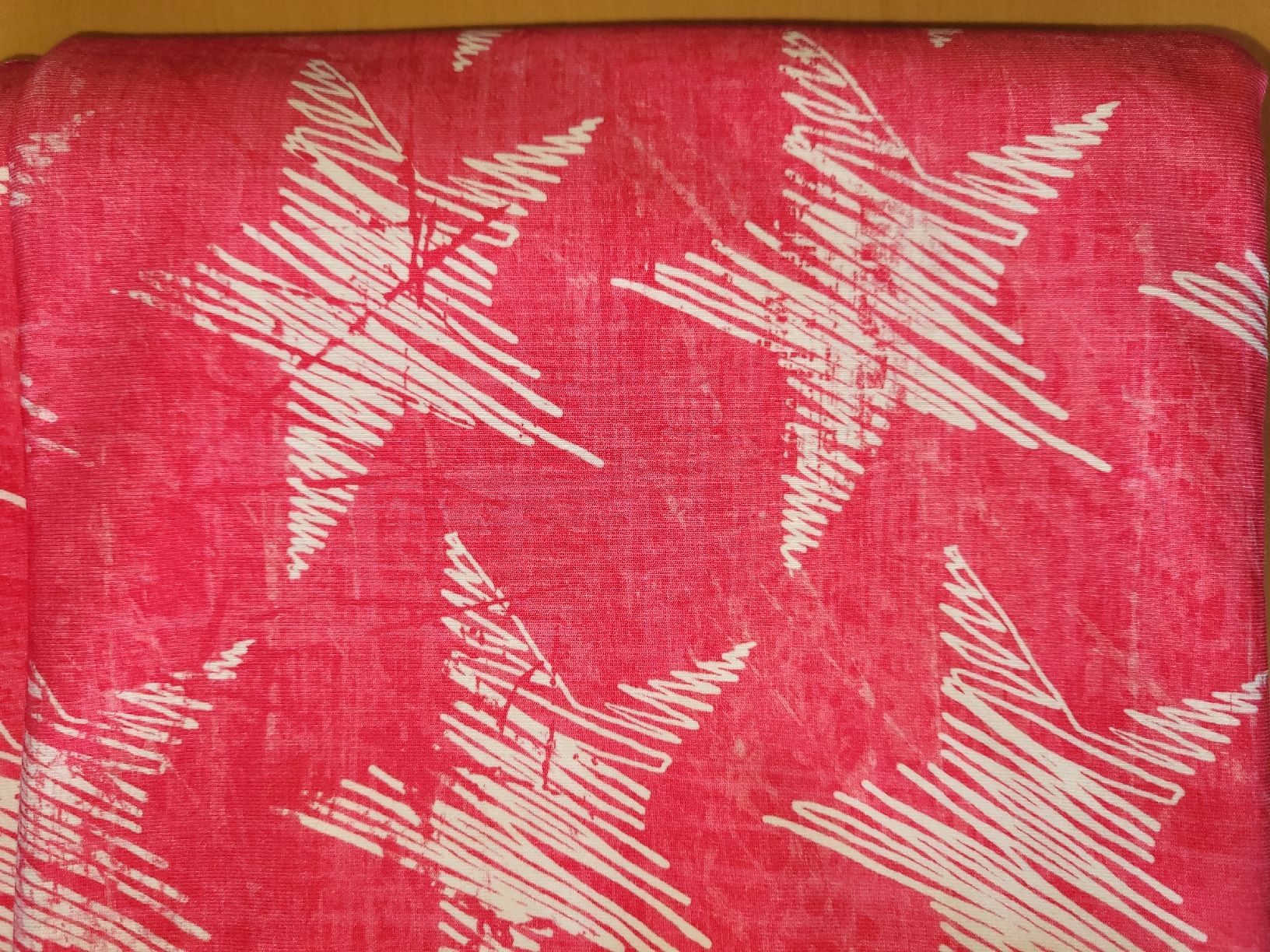 Tessuti: Jersey mit Sternen pink – Nuovo (secondo la descrizione) da Madiswil venduto da fabrics 1