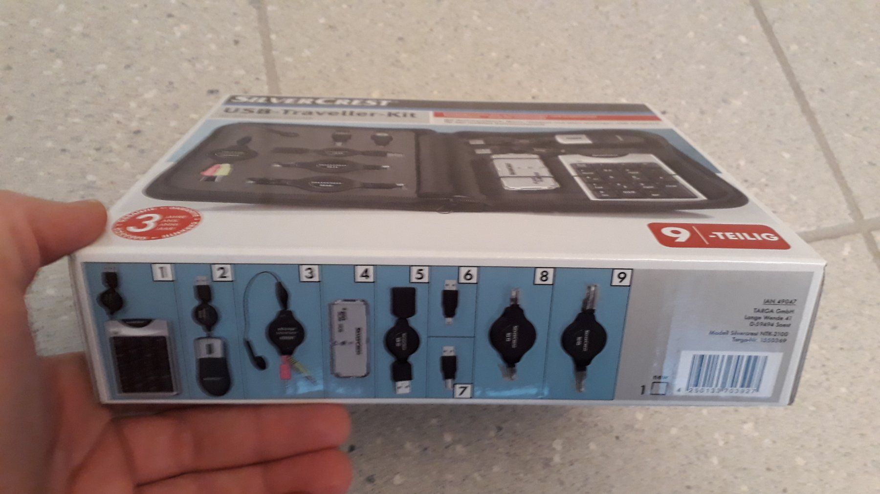 Unità & Adattatore: USB-Traveller-Kit (9-Teilig) NEU – Nuovo e nell'imballaggio originale da Stäfa venduto da Supertramp73 3
