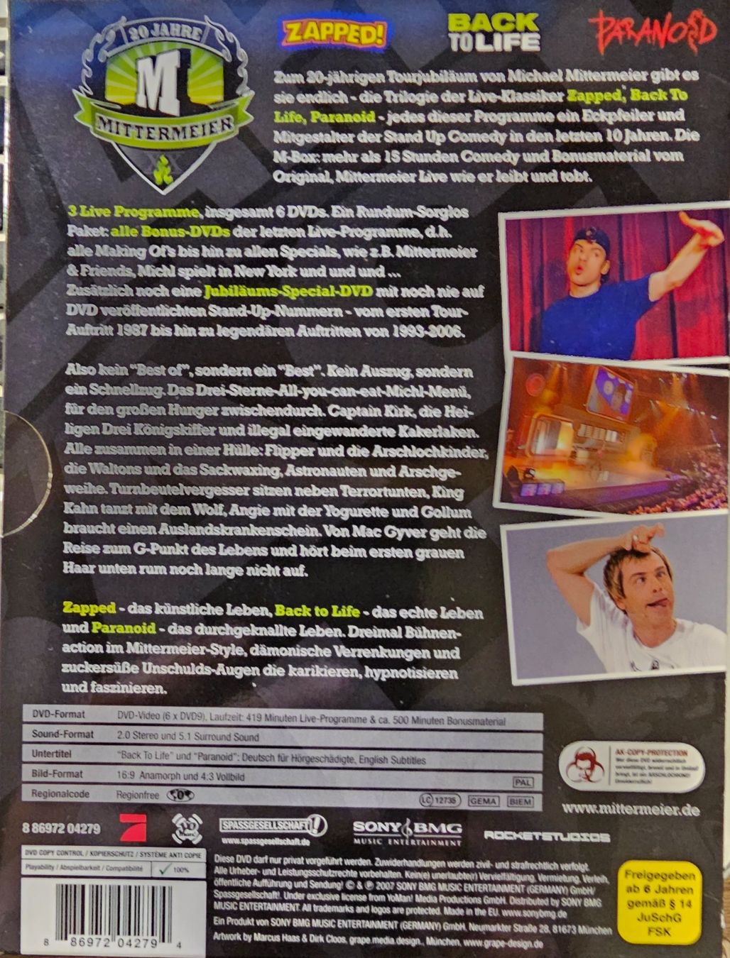 Tutti i DVDs: Michael Mittermeier - 20 Jahre Die Jubiläumsedition – Usato da Wahlen b. Laufen venduto da Cg10 1