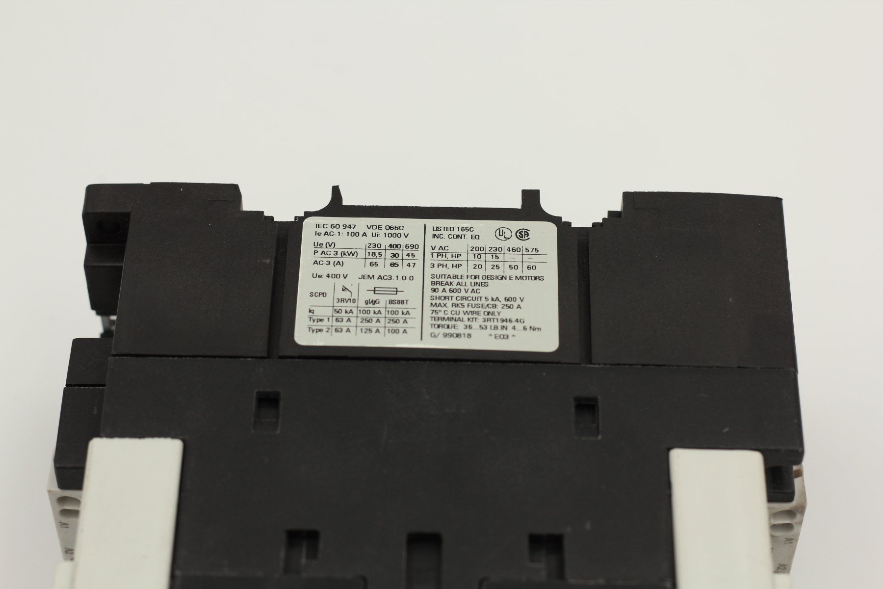 Siemens Componenti elettronici: Siemens Sirius 3RT1044-3AP00 – Usato da Winterthur venduto da Hint17 3