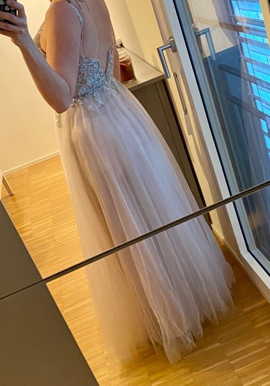 Schönes Abendkleid ungetragen Gr. 40 3