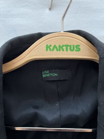 Benetton Damen Anzug Jacke ,Rock Schwarz Gr.M sehr guter zus