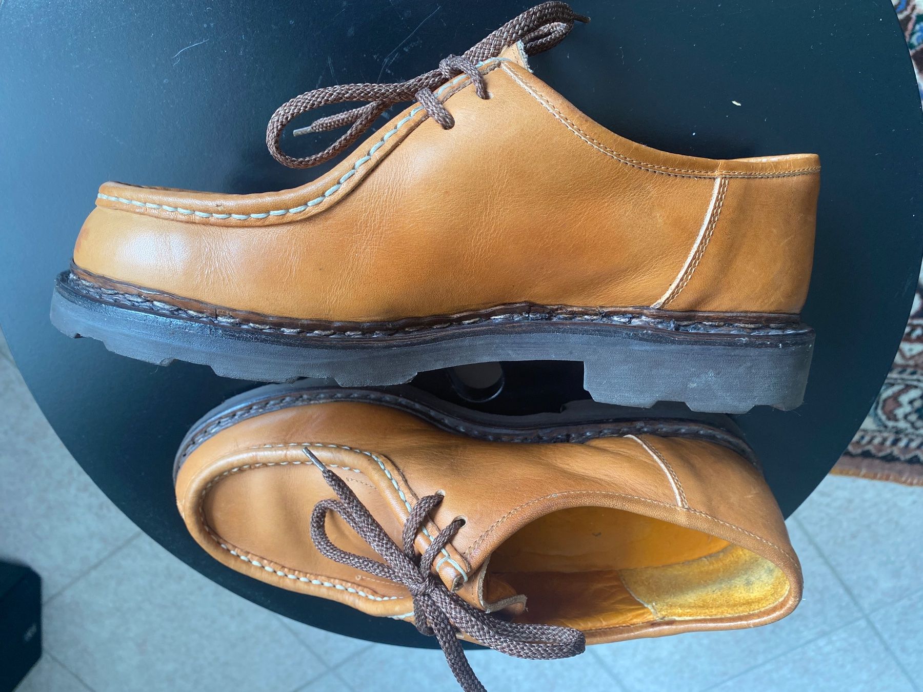Scarpe da uomo: Robuste Schuhe VIBRAM® Laufsohle v. DOCKSTEPS – Usato da Besazio venduto da lionheart63