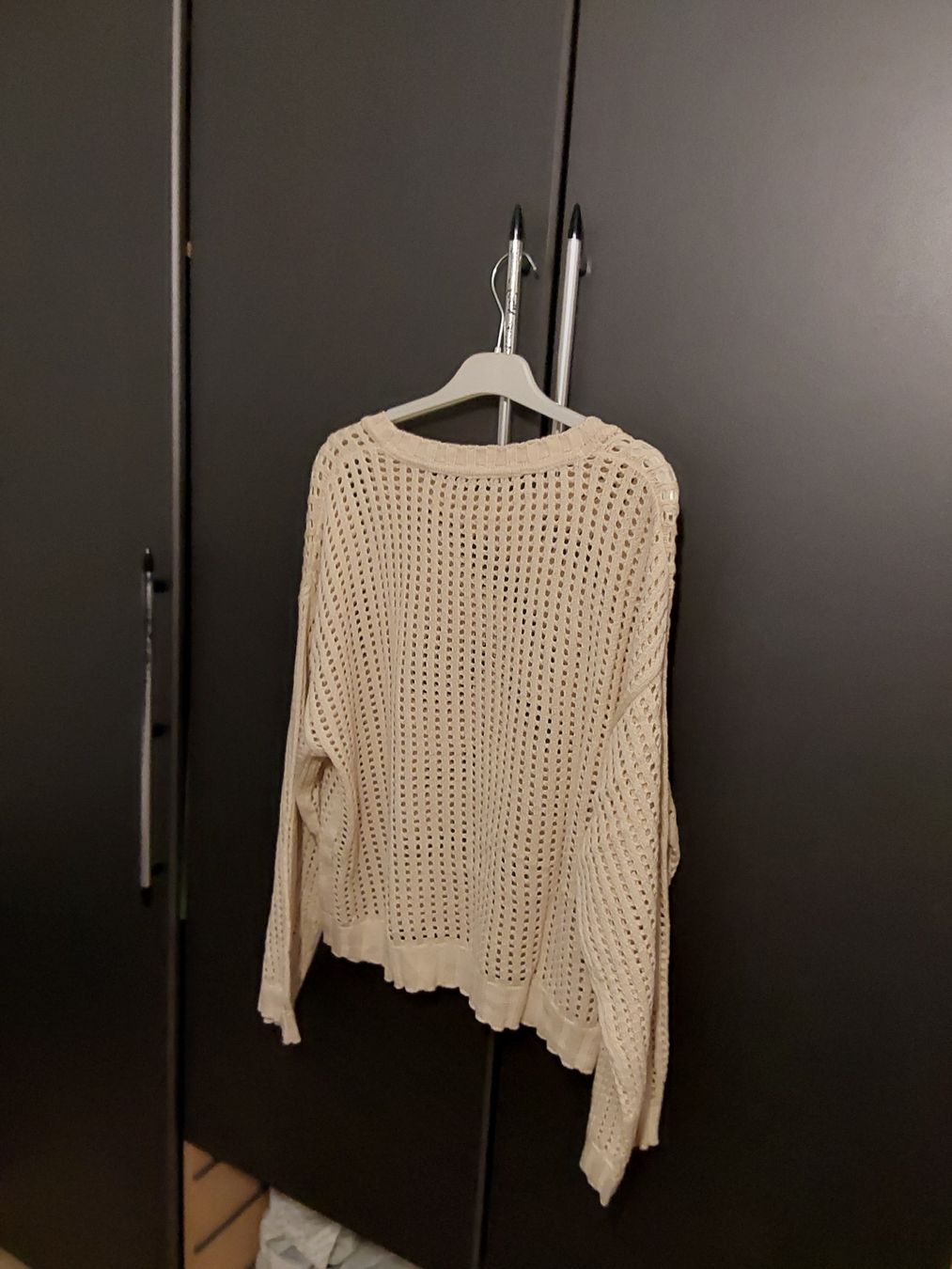 Maglioni & Felpe: Pull d'été ajouré beige, parfait pour la saison! Taille M – Usato da Brügg BE venduto da rup_p6cw 1