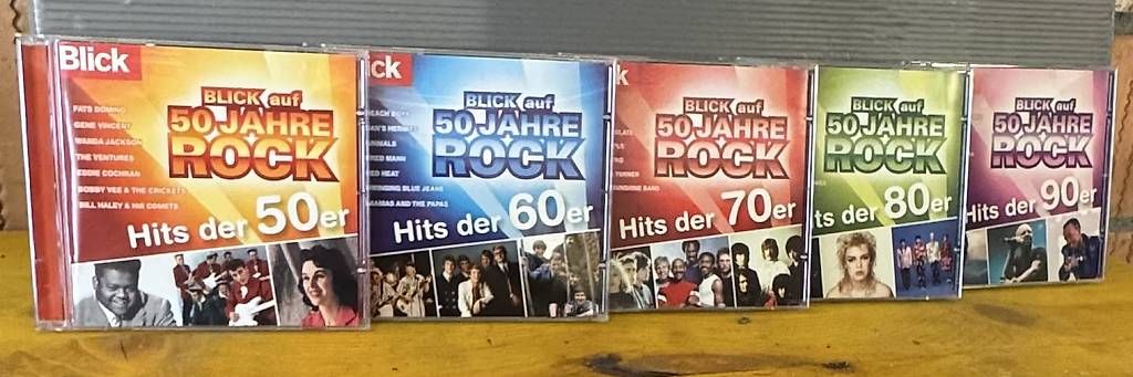 CD: CD Kollektion 50 Jahre Rock – Usato da Lyss venduto da Jugulator 1