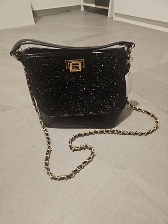 Sac à main Vilanova noir pailleté ✨Neuf avec étiquette!