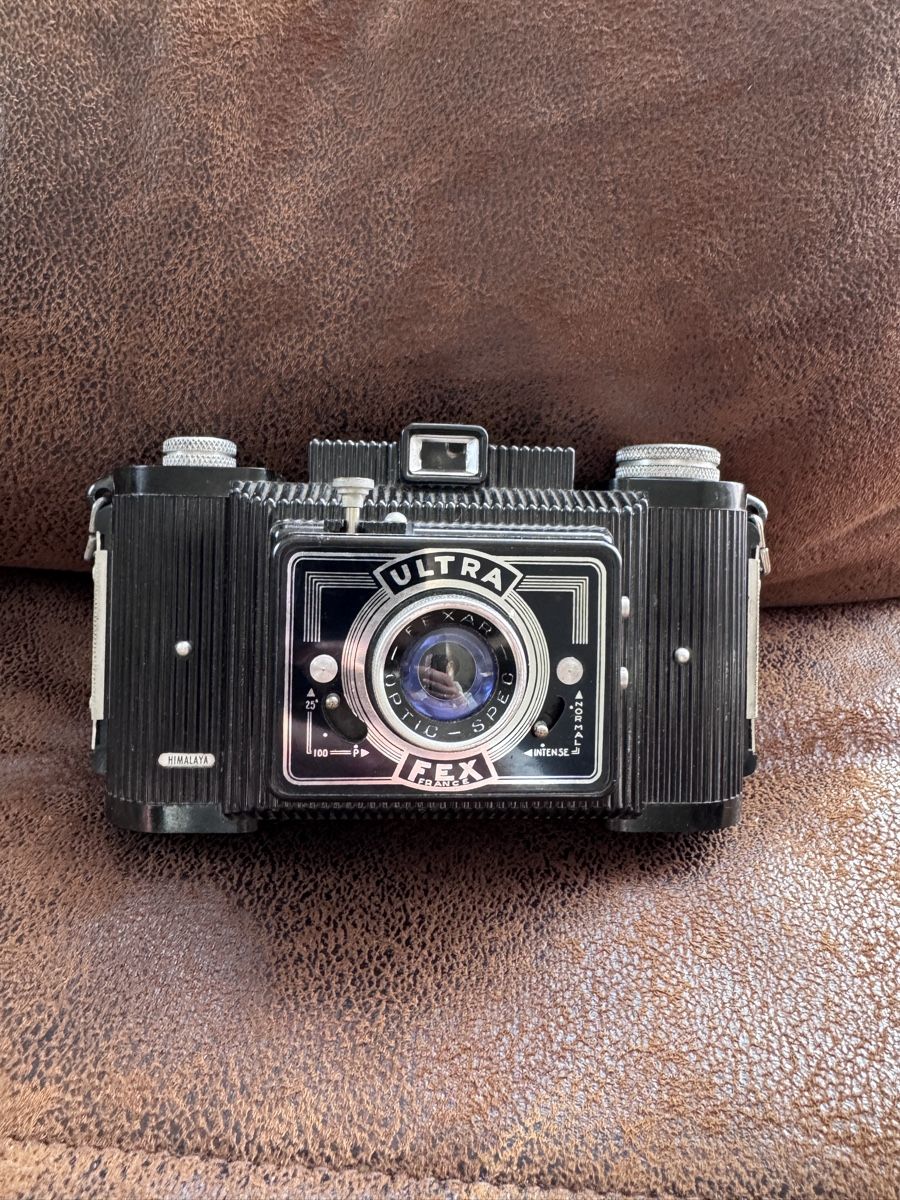 Appareil photo vintage Fex Ultra avec etui cuir - Collection retro - Photo, audio & vidéo