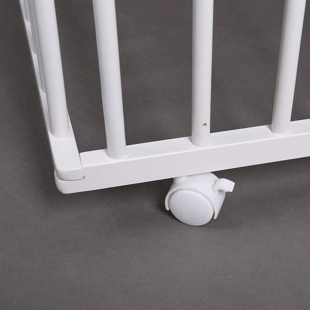 Box & Barriere di sicurezza: Babylaufstall 100x100cm WEISS-GRAU – Nuovo e nell'imballaggio originale da Bottighofen venduto da zaap 6