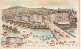 Zürich Hotel Bodan 2-bildrig