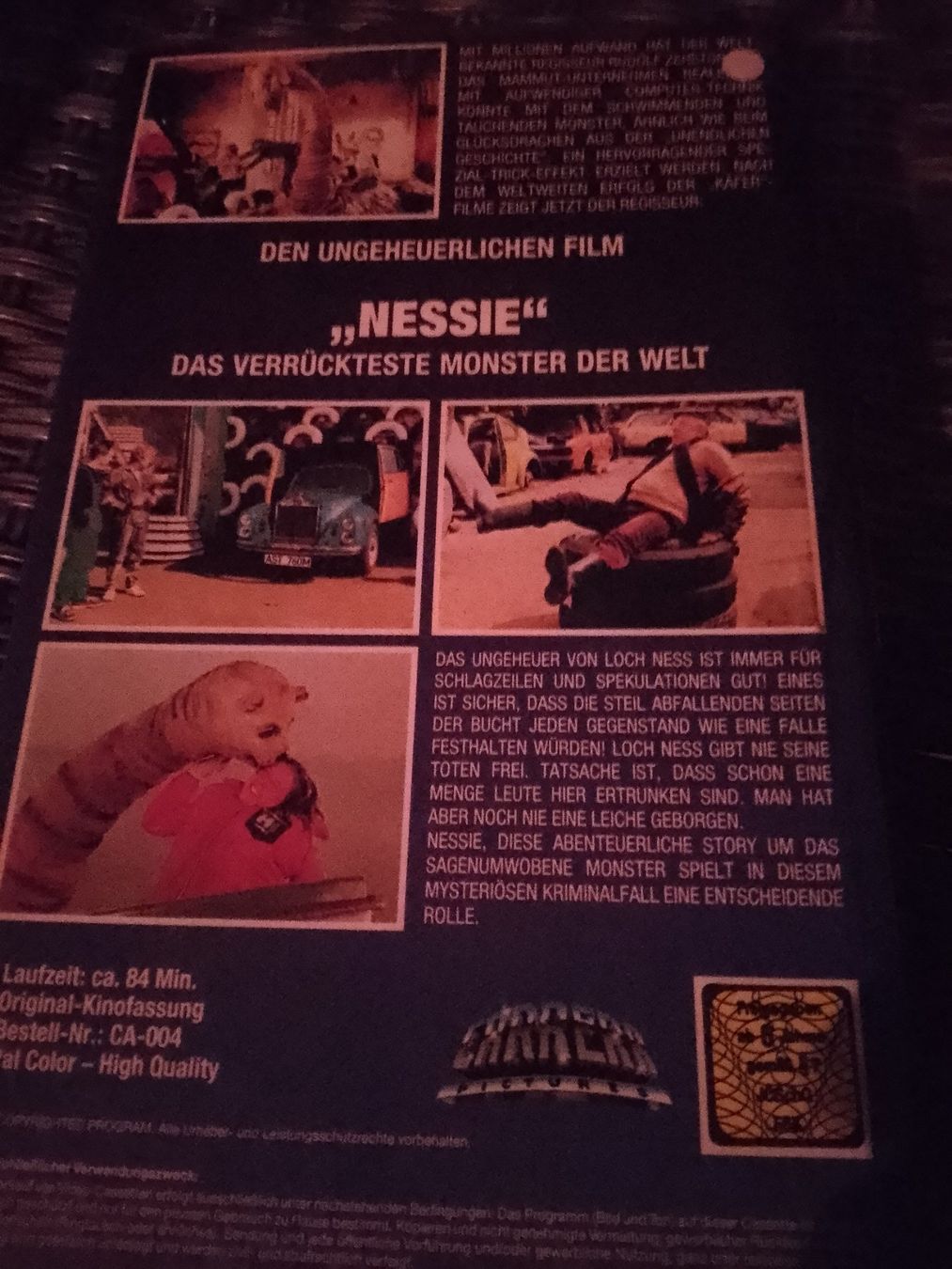 Tutti i VHS: Nessie - Das Verrückteste Monster Der Welt VHS – Usato da Remetschwil venduto da Privatflohmi 1