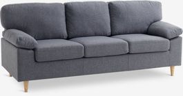 Sofa GEDVED 3-Sitzer grau