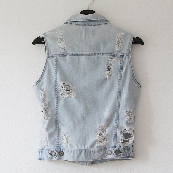 Denim Weste Weste Gina Tricot Gina Tricot – ärmellose, Formende