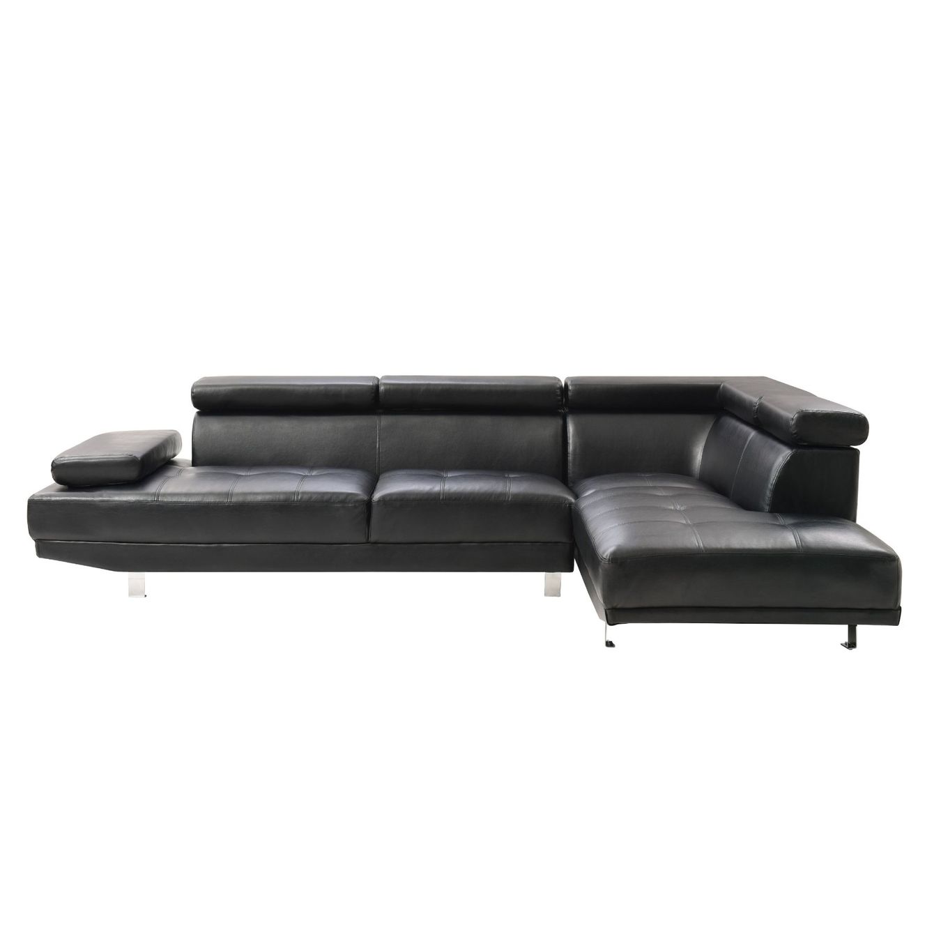 Sofas: Ecksofa /schwarz – Neu und originalverpackt aus Zug von Cheap-Shop 1