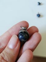 Delphin Anhänger Lapis Lazuli 925 Silber, 3 Stk