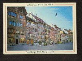 Stein am Rhein, Marktplatz - Südliche Häuserfront