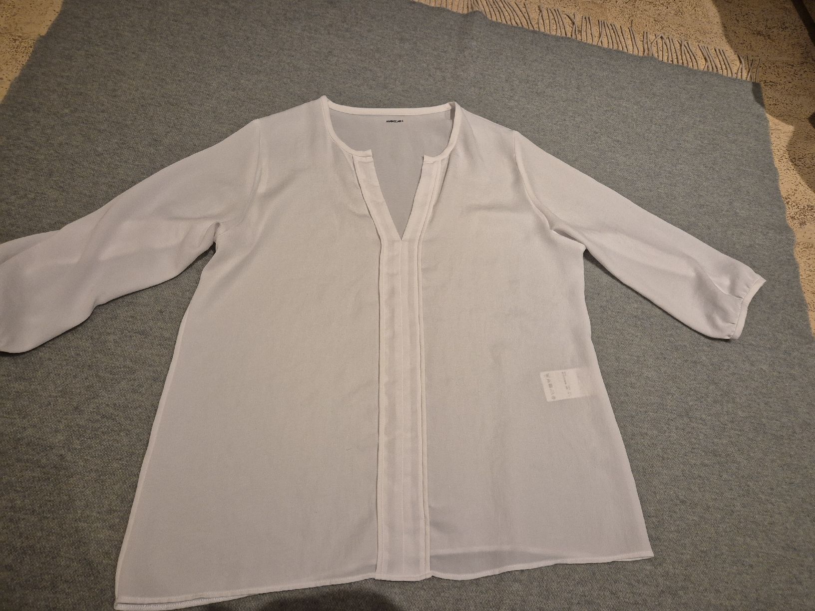 Marc Cain Camicette: Marc Cain elegante Bluse, Weiss, Gr. N5,  Top! – Nuovo (secondo la descrizione) da Herrliberg venduto da SELENONAUTKA
