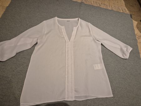 Marc Cain elegante Bluse, Weiss, Gr. N5,  Top!