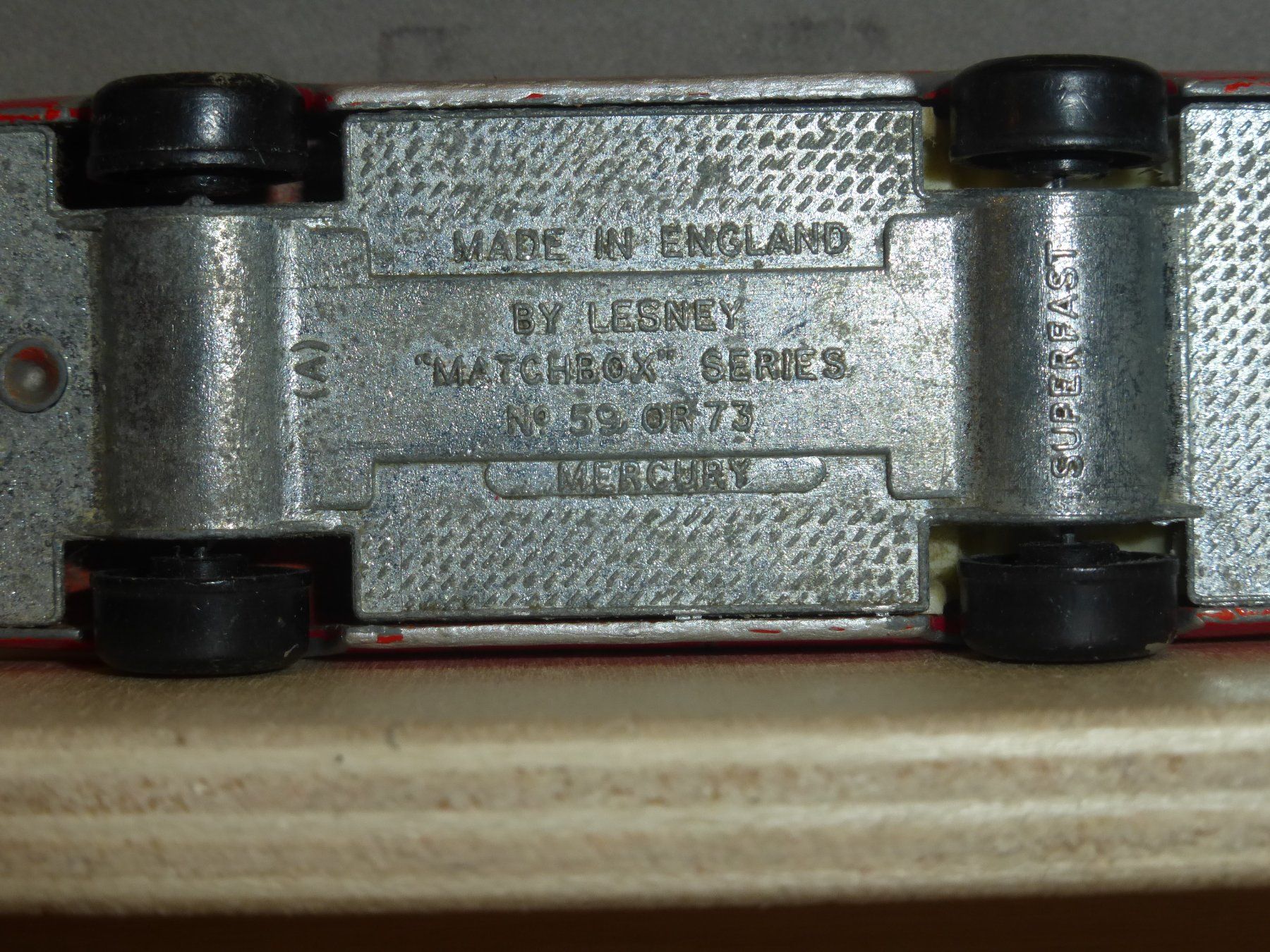 Lesney Modellautos: Modellauto Matchbox Mercury rot – Gebraucht aus Gempen von Smokie72 2