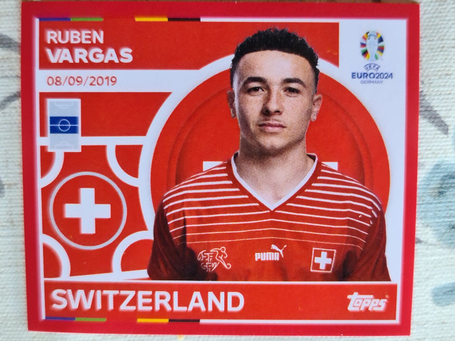 Topps Carte collezionabili: Topps EURO2024 SUI 18 – Nuovo e nell'imballaggio originale da Dintikon venduto da Prime-shop