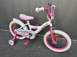 Bicicletta da bambina con rotelle 16 