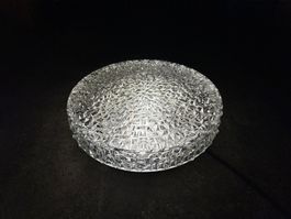 grosse Vintage Glas Deckenlampe / Wandlampe