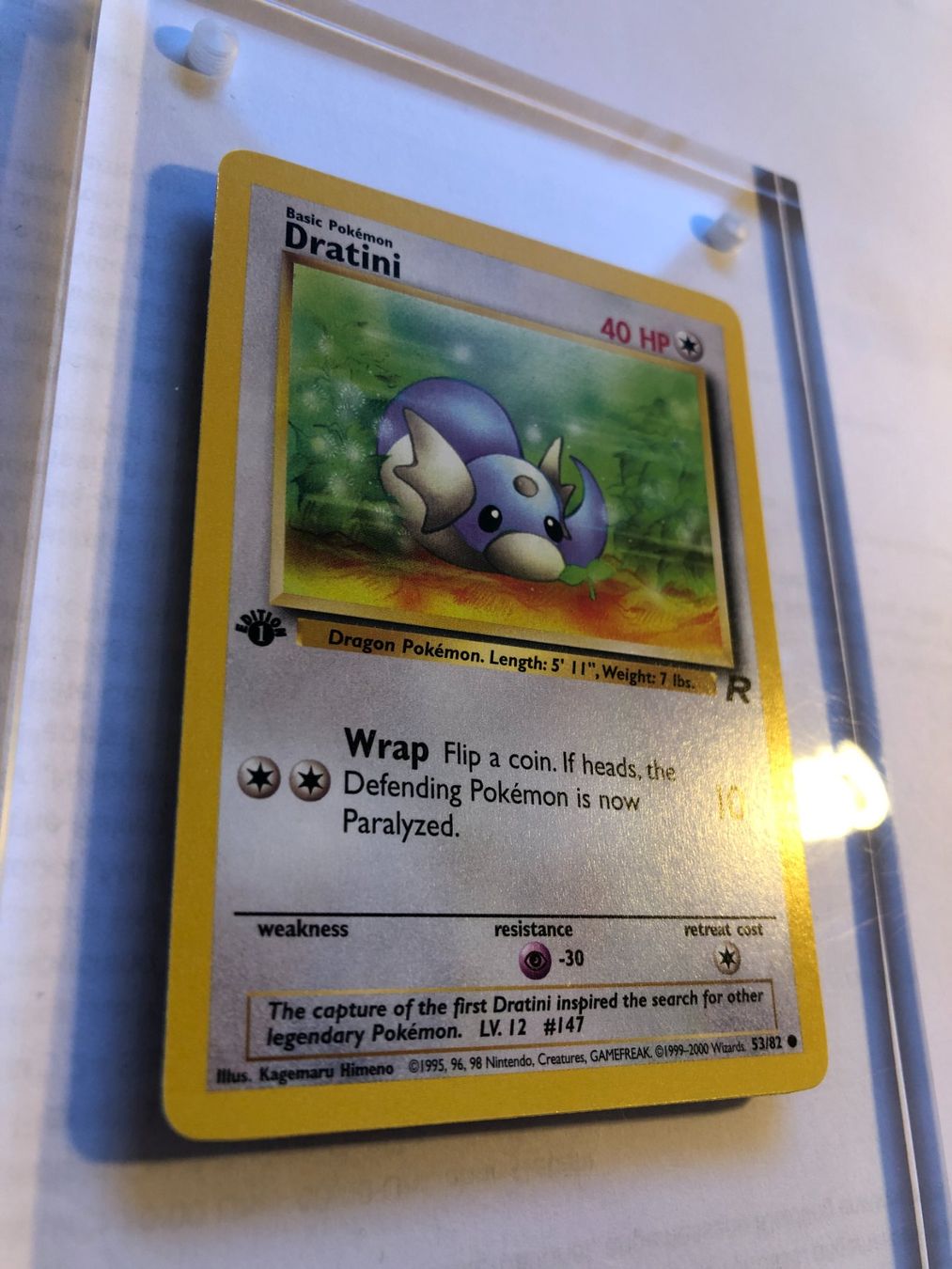 Carte collezionabili: Dratini 1st Team Rocket - MINT - ab 1.- – Usato da Giubiasco venduto da dan_pr8b 1
