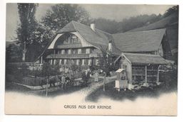 RINGOLDSWIL Gruss aus der Krinde, animée, gel. 1917 v. Thun