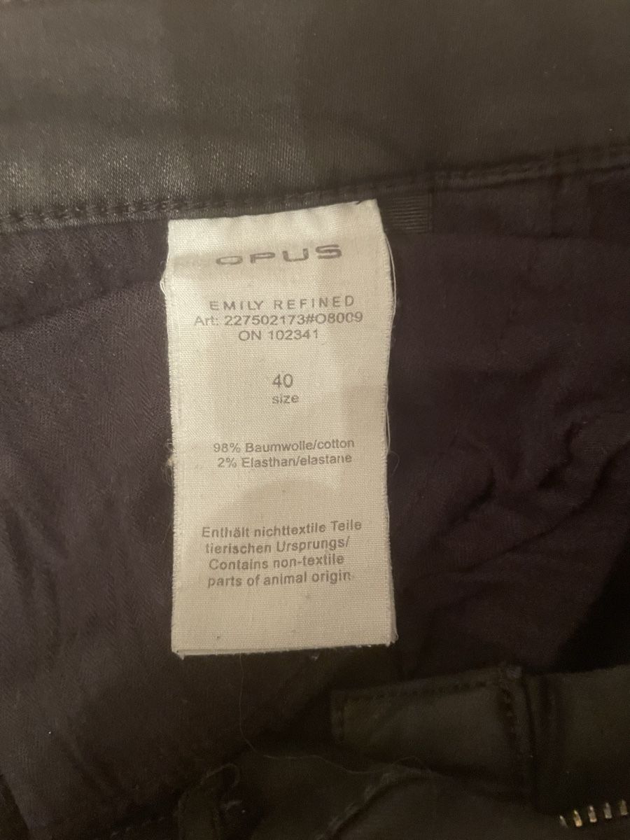 Opus Hosen: Schwarze Jeans OPUS Emily Gr. 40 – Gebraucht aus Schaffhausen von marakesch41 4