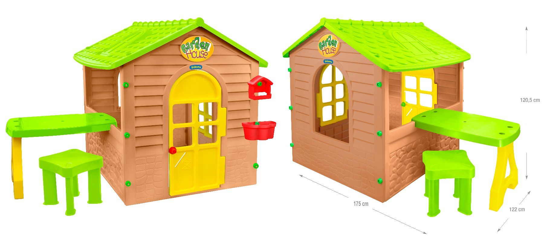 Casette per bambini: Gartenspielhaus mit Tisch – Usato da Erlinsbach venduto da Home-World