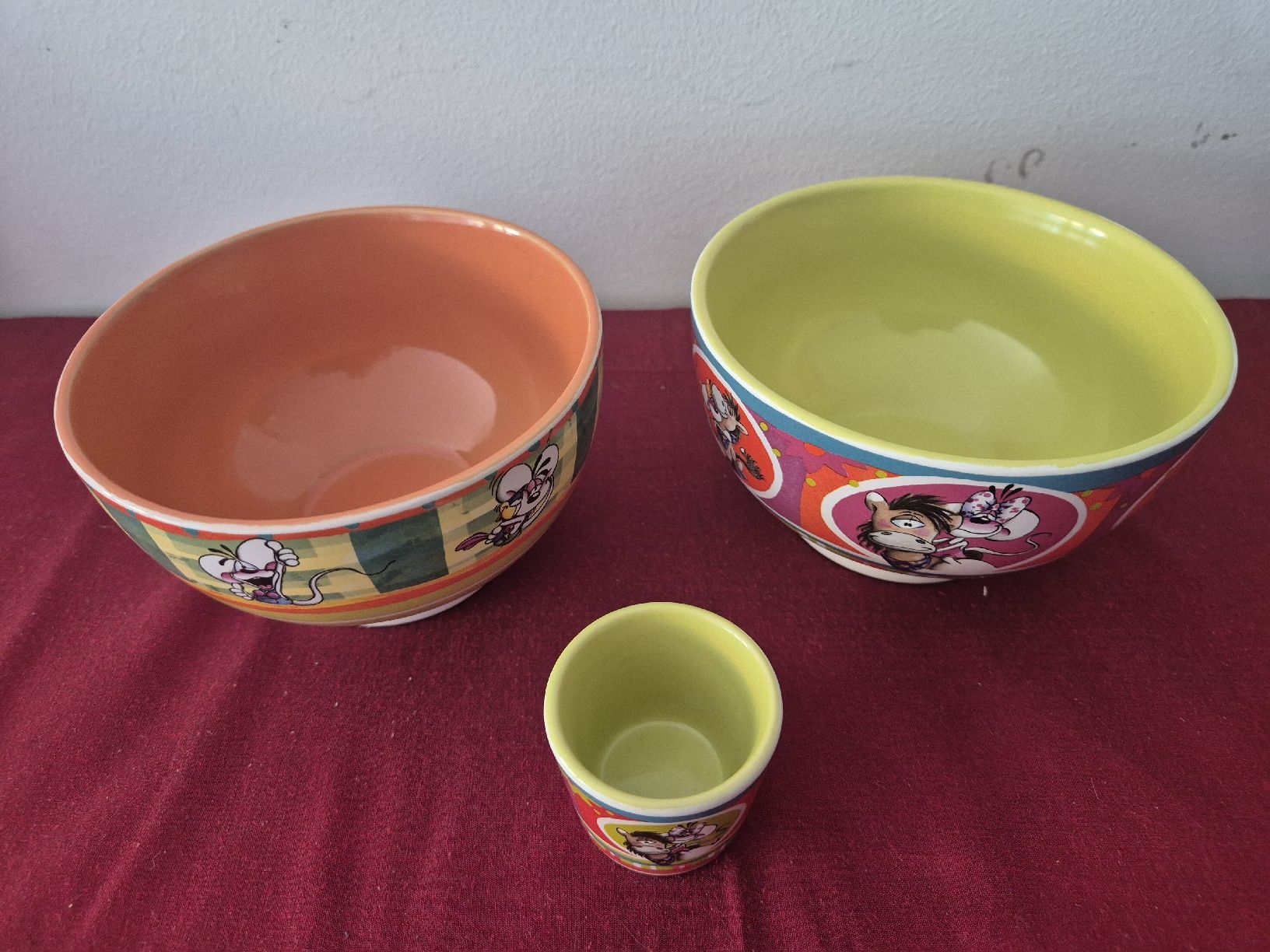 Coupes: Diddl Müsli-Schale und Eierbecher – D'occasion à Oberdiessbach par Finland1977 1