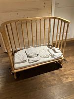 babybay Beistellbett Natur inkl. Zubehör  gut erhalten