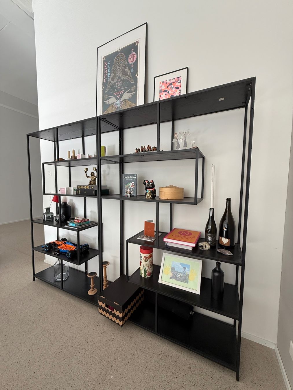 Westwing Scaffali: Zwei schwarze Westwing Regale – Usato da Mels venduto da sandkasten8887 1